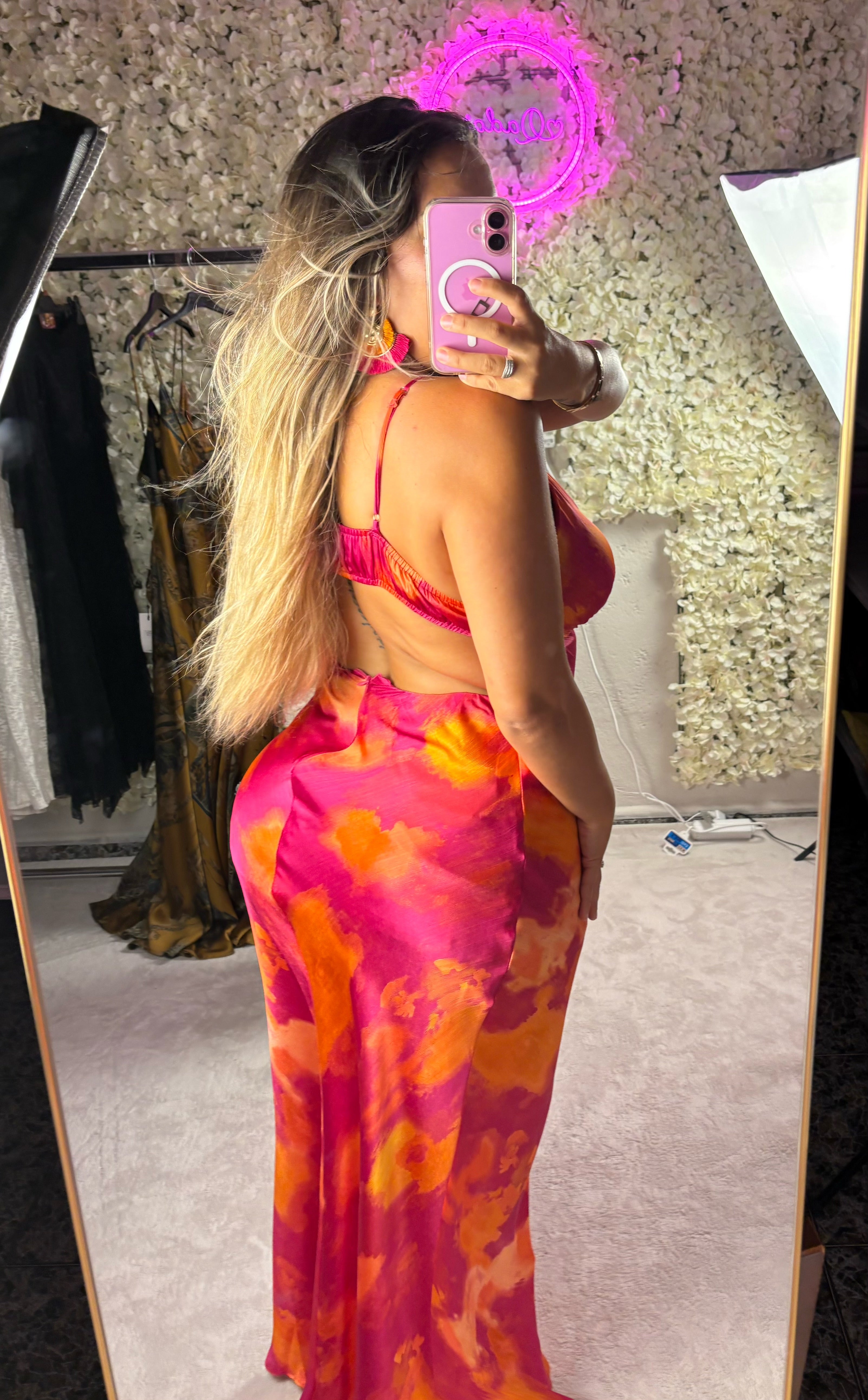 Vestido satinado