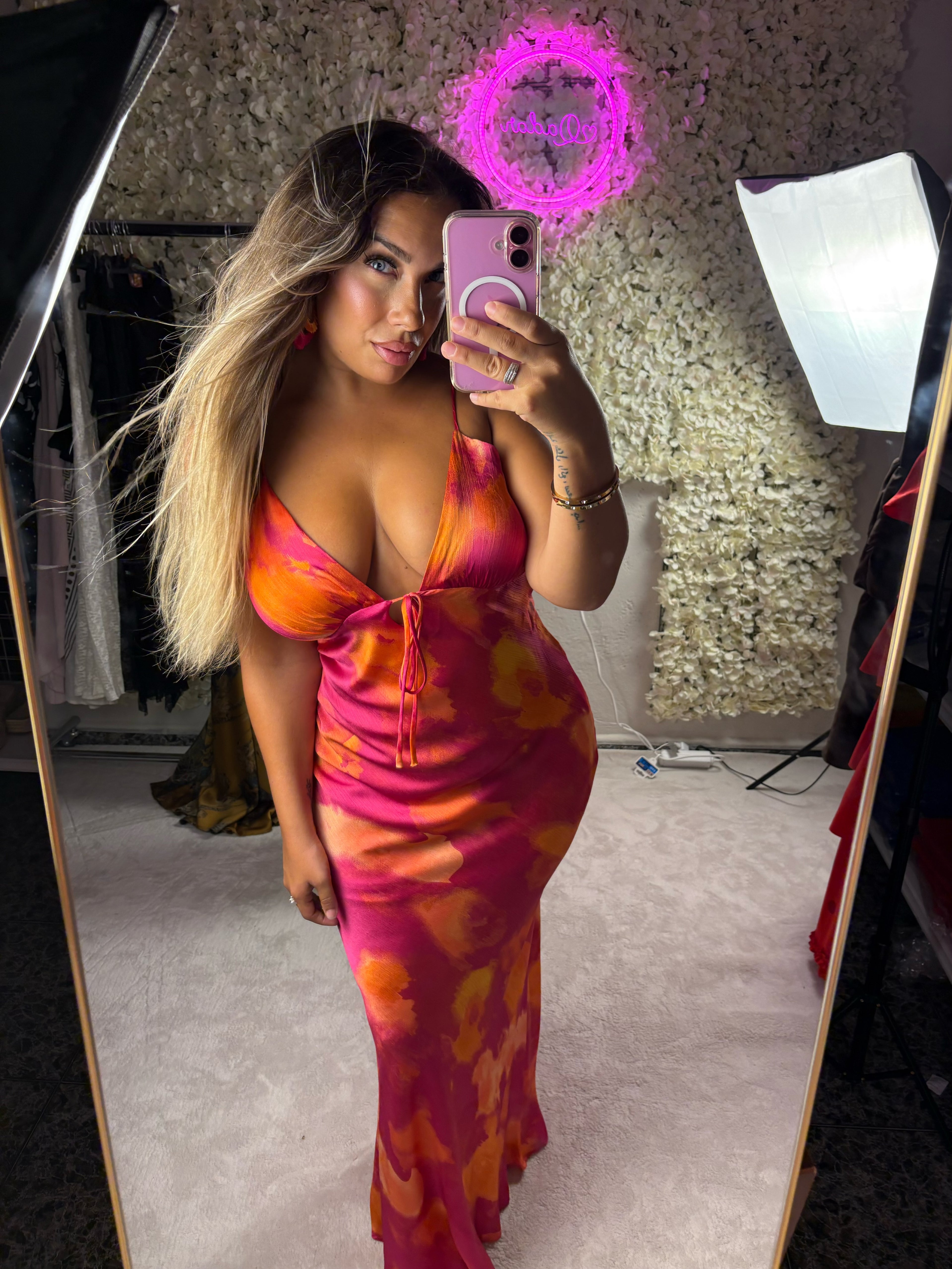 Vestido satinado