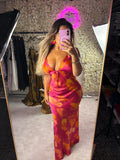 Vestido satinado