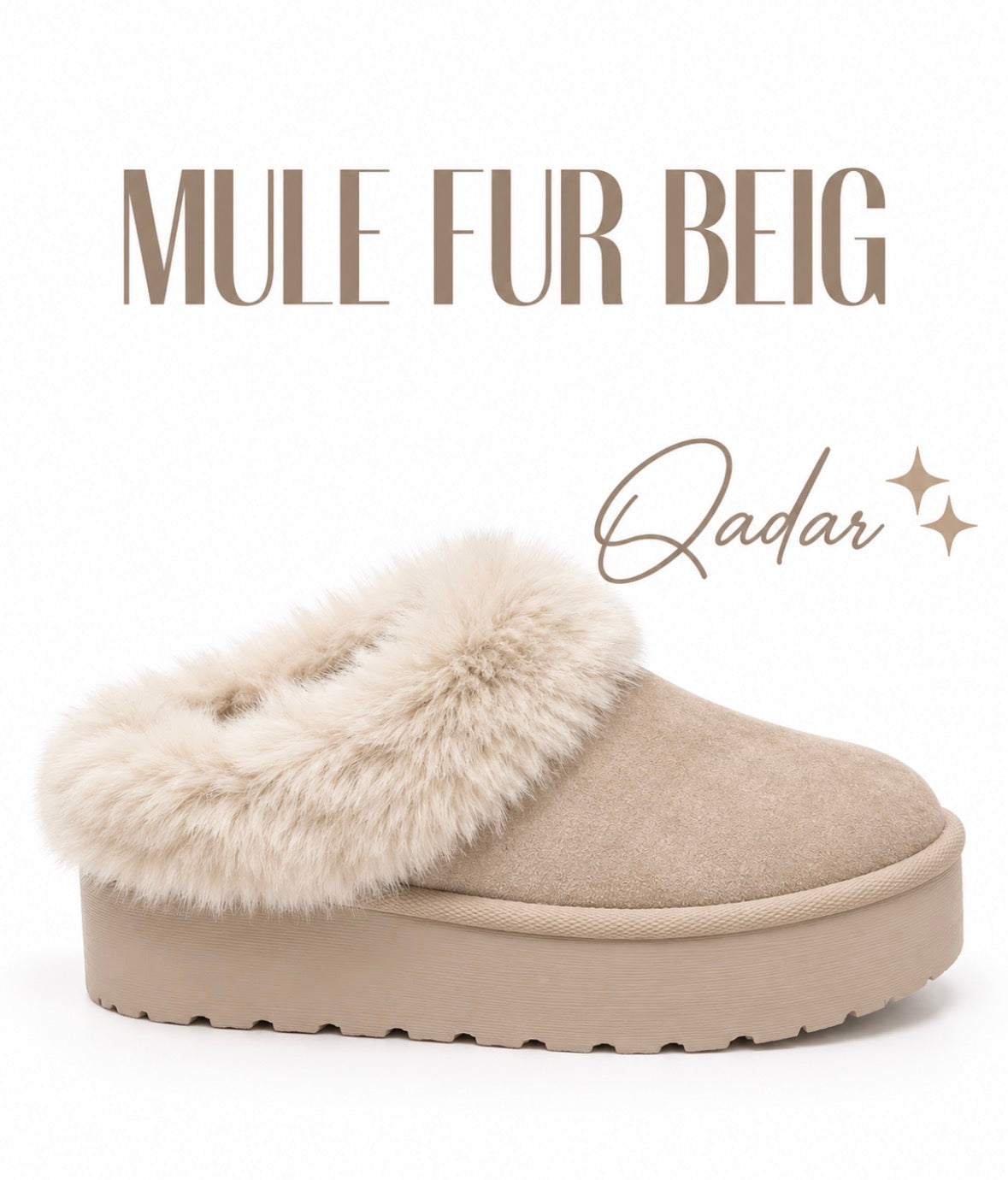 Mule Fur Beig